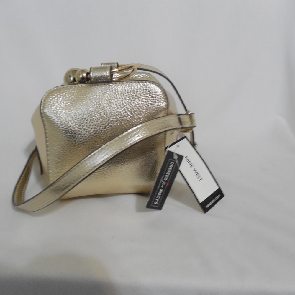 Nine West Gold Metallic Crossbody - Picture 3 of 9